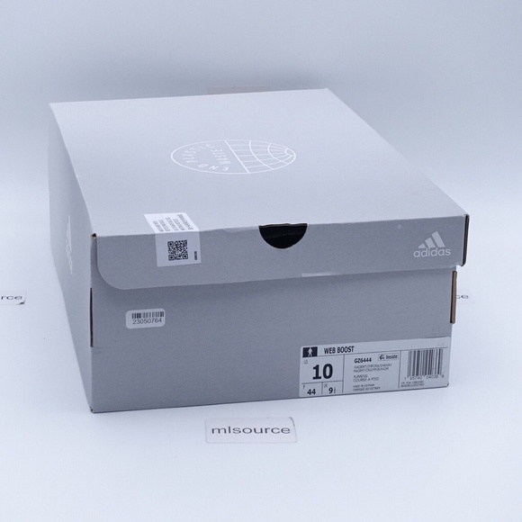 NEW adidas Web Boost Sneaker GZ6444 Magic Grey Met/Orange - Picture 8 of 8